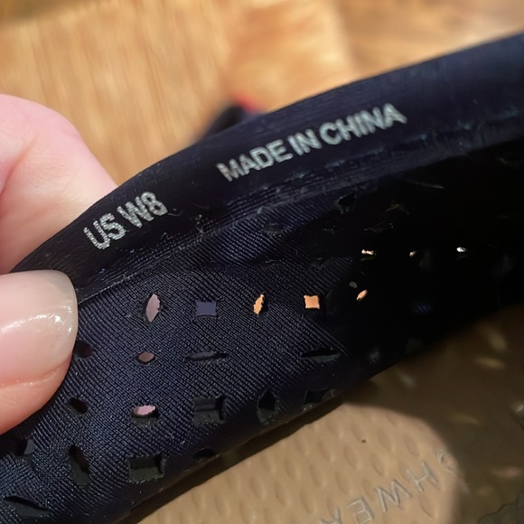 SeaStar navy neoprene espadrilles sz 8 - Picture 5 of 5